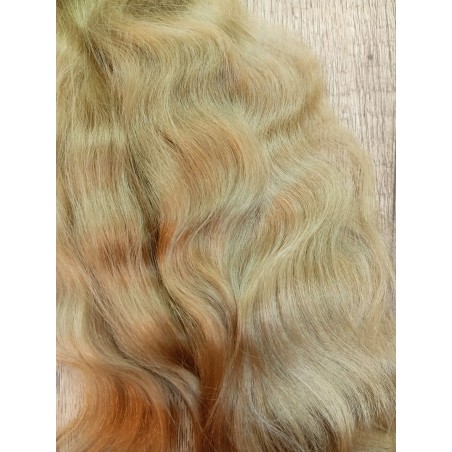 JU&NA mohair- DARK BLONDE WAVY/CURLY