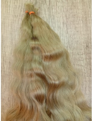 JU&NA mohair- DARK BLONDE WAVY/CURLY