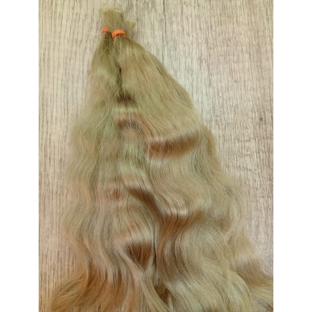 JU&NA mohair- DARK BLONDE WAVY/CURLY