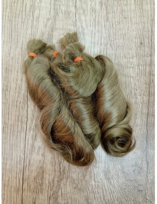 JU&NA mohair- NEW DARK BLONDE WAVY/CURLY