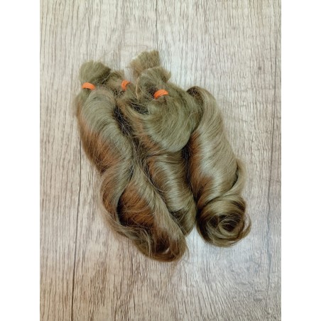 JU&NA mohair- NEW DARK BLONDE WAVY/CURLY