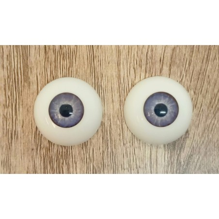 Platinum Glass Lady Blue