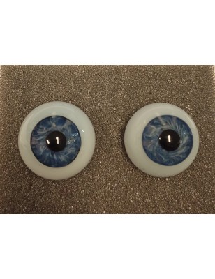 Lauscha BeBaby Design - Dark Blue Sclera Blu - 19.5/20.5 mm - second