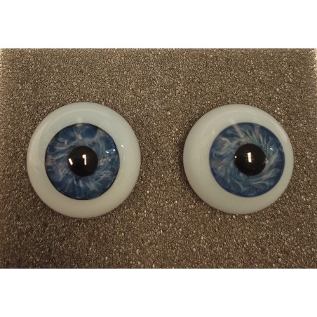 Lauscha BeBaby Design - Dark Blue Sclera Blu - 19.5/20.5 mm - second