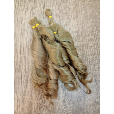 JU&NA mohair- MEDIUM BLONDE WAVY/CURLY