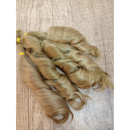 JU&NA mohair- MEDIUM BLONDE WAVY/CURLY