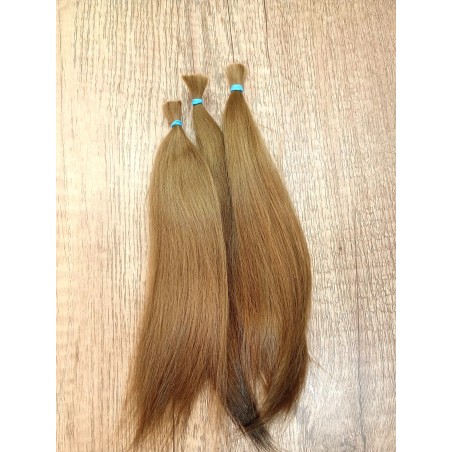 JU&NA mohair-LIGHT BROWN STRAIGHT