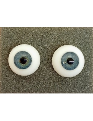 Lauscha Bebaby Design 3D Anima Blu - 20 mm - Iride piccolo - 2a scelta