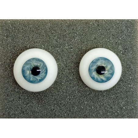 Lauscha Bebaby Design 3D Azzurro - 18 mm - Small Iris - second
