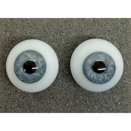 Lauscha BeBaby Design - Sclera Blu - MINERAL GREY BLUE 22 mm - 2a scelta