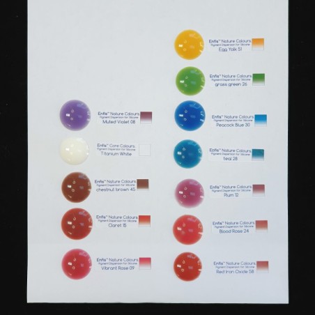 Enfis Silicone Pigments INDIVIDUAL COLOURS