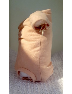 Body gambe intere senza snodi 2W Flesh - OPEN FRONT